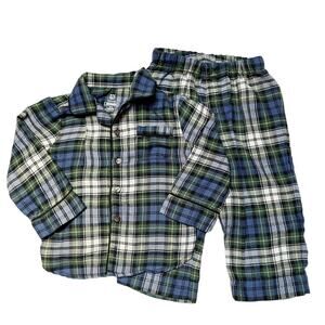 Gap Plaid Flannel PJ Set Size 18-24m